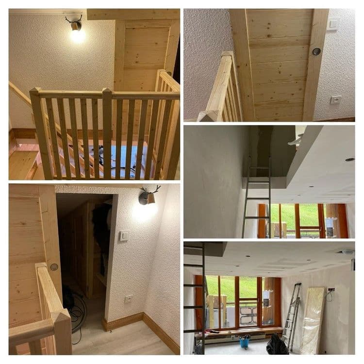 Escaliers, mezzanines, cages d'escalier, balcons...